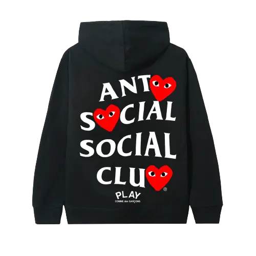 ASSC X COMME des GARCONS Black Hoodie