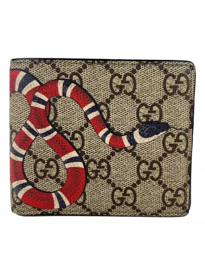 Carteira Gucci Monograma GG Kingsnake